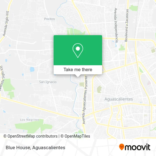 Blue House map