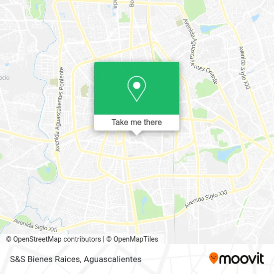 S&S Bienes Raices map