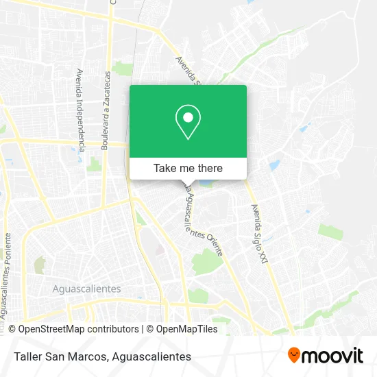 Taller San Marcos map