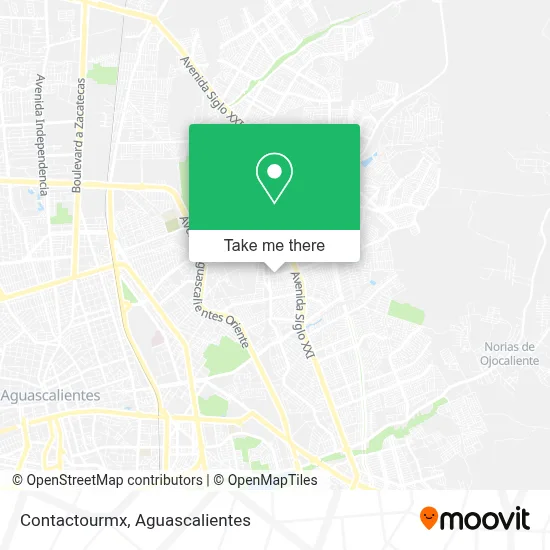 Contactourmx map