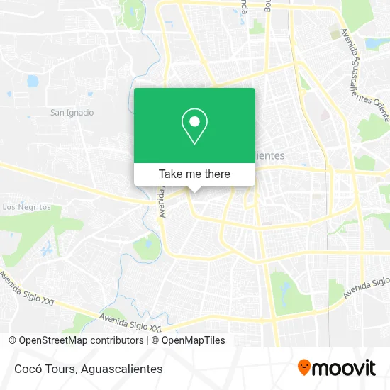 Cocó Tours map