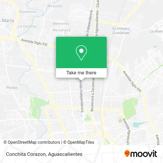 Conchita Corazon map