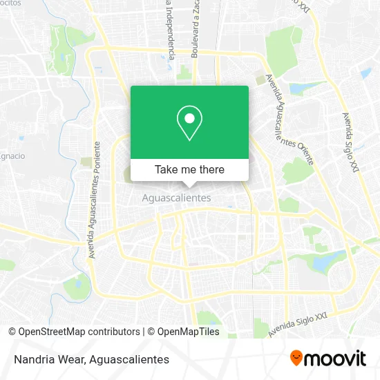 Nandria Wear map