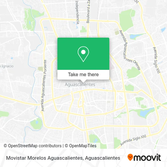 Movistar Morelos Aguascalientes map