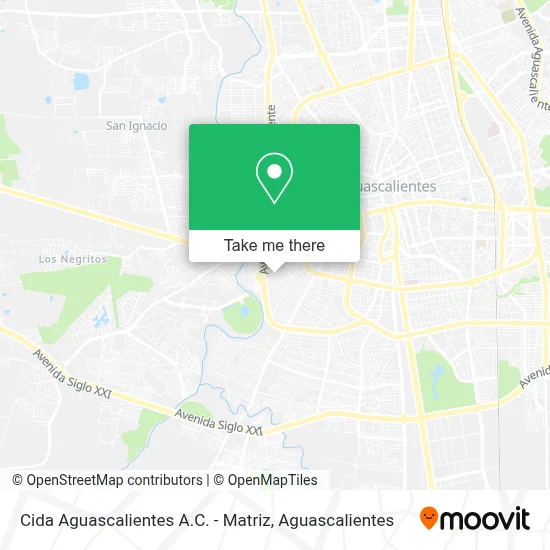 Cida Aguascalientes A.C. - Matriz map