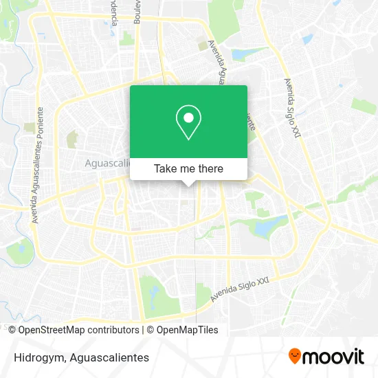 Hidrogym map