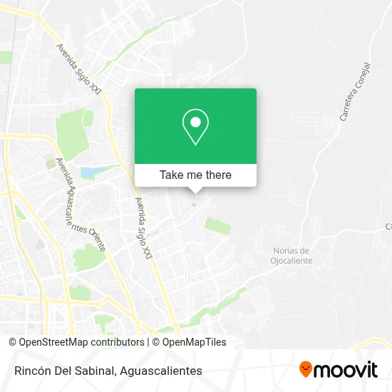 Rincón Del Sabinal map