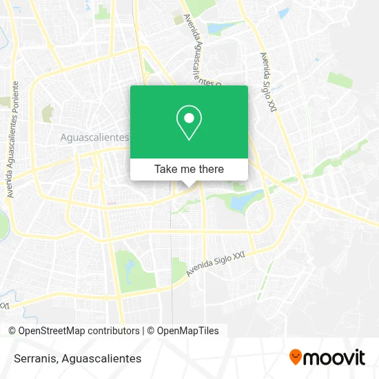 Serranis map