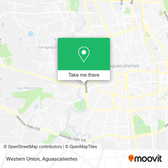 Western Union map