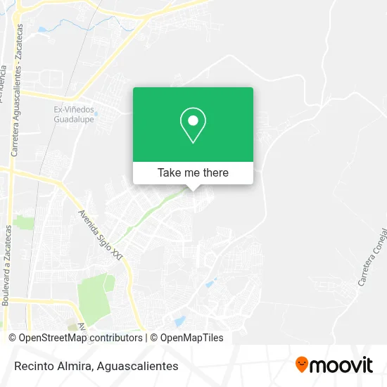 Recinto Almira map