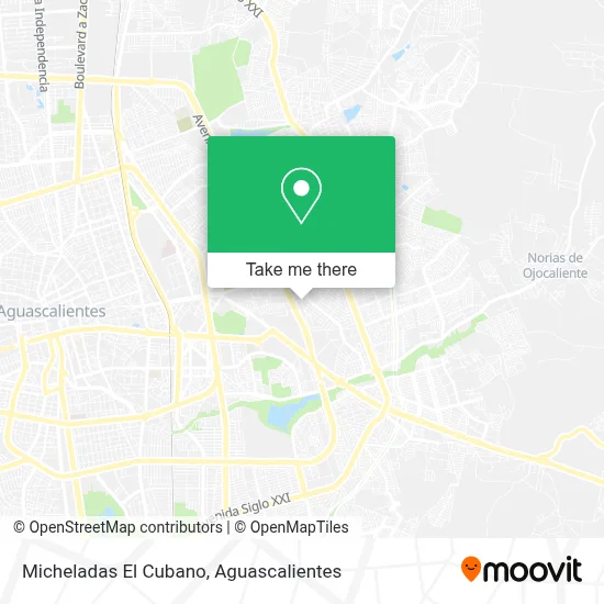 Micheladas El Cubano map