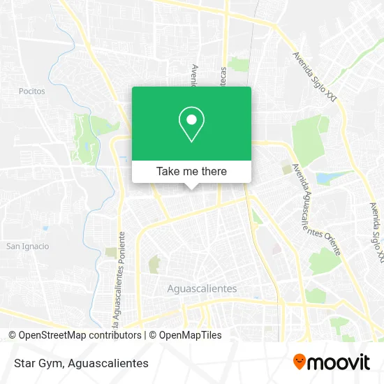 Star Gym map