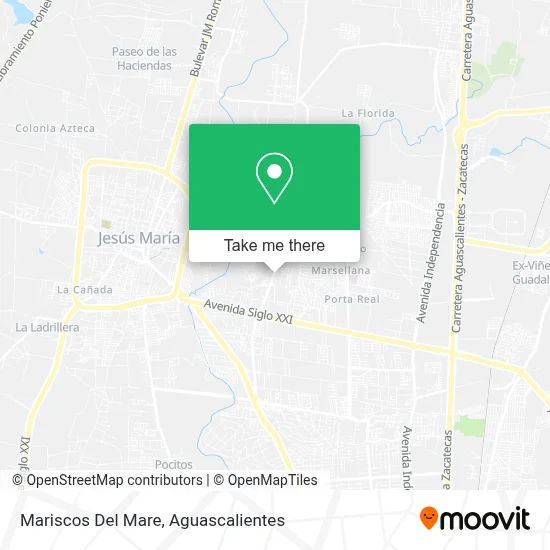 Mariscos Del Mare map