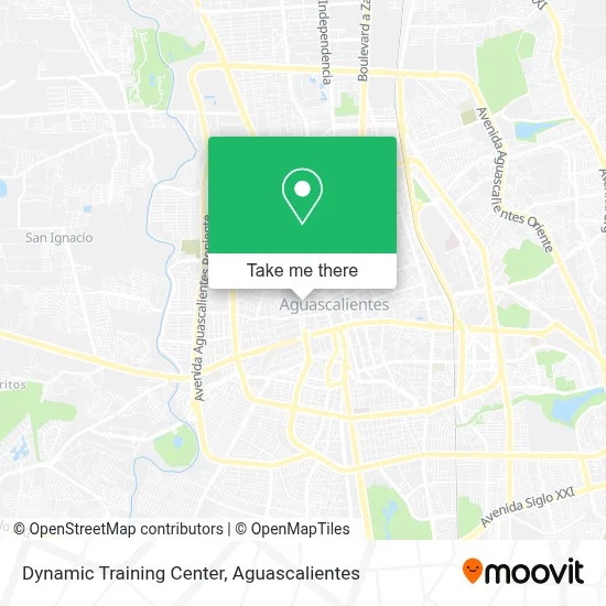 Dynamic Training Center map