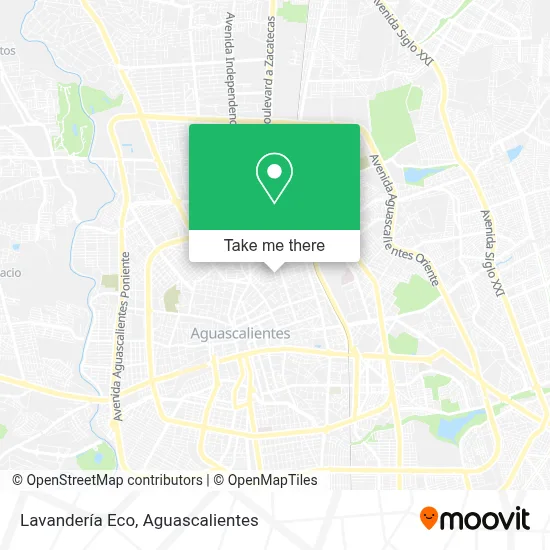 Lavandería Eco map
