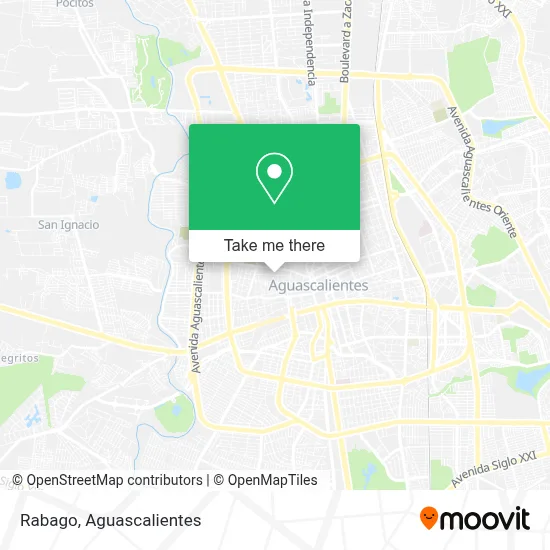 Rabago map