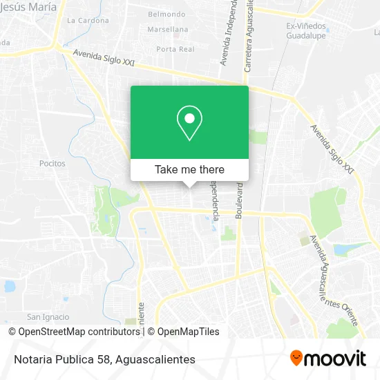 Notaria Publica 58 map