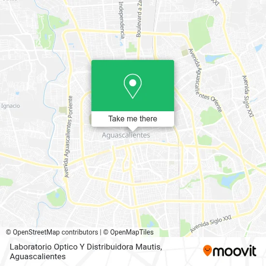 Laboratorio Optico Y Distribuidora Mautis map