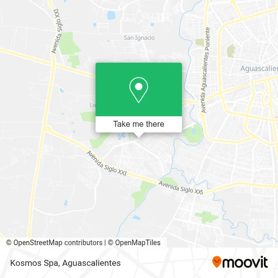 Kosmos Spa map