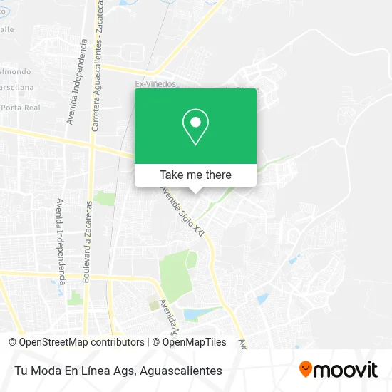 Tu Moda En Línea Ags map