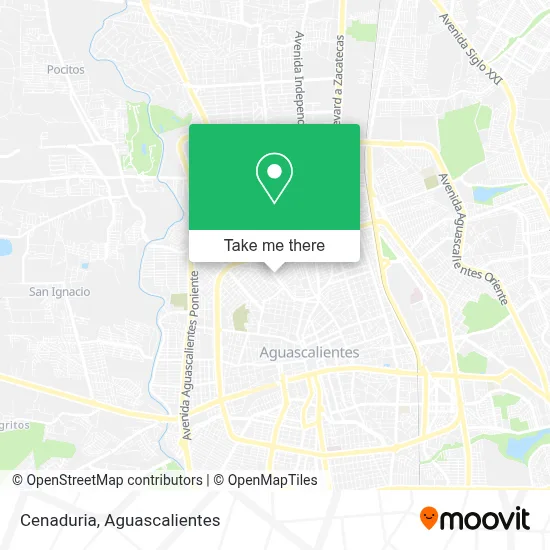 Cenaduria map