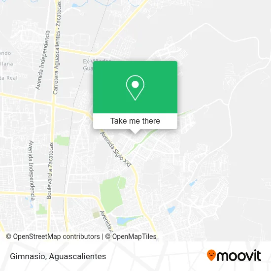 Gimnasio map