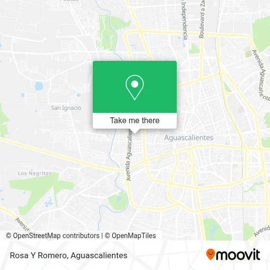 Rosa Y Romero map