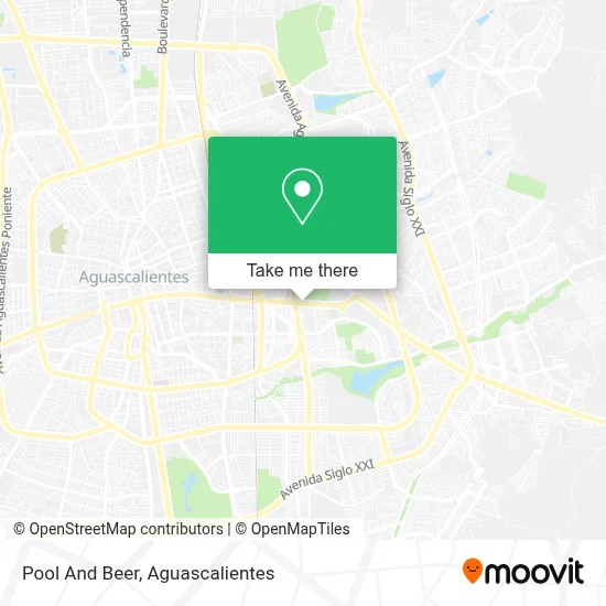Pool And Beer map
