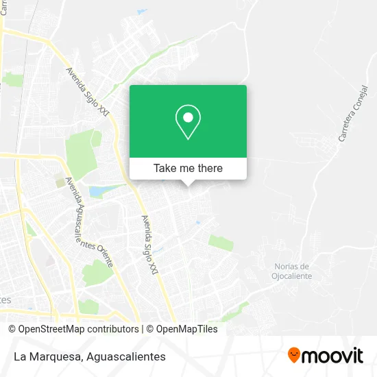 La Marquesa map