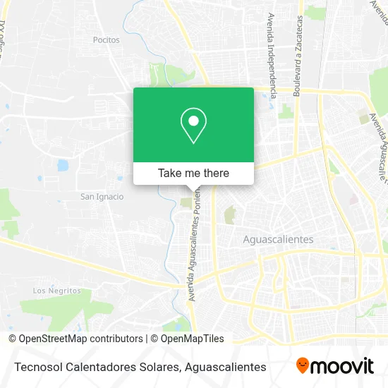 Tecnosol Calentadores Solares map