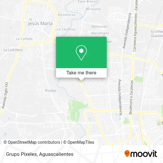 Grupo Pixeles map