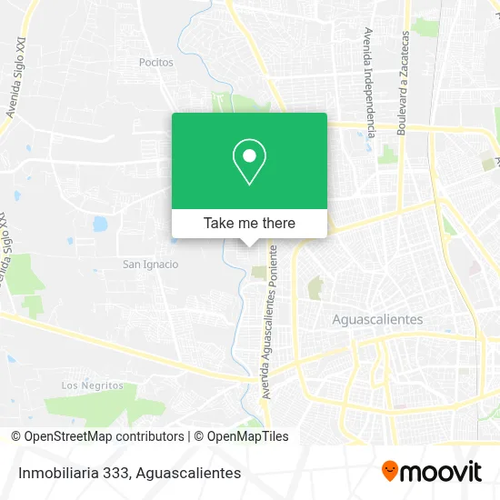 Inmobiliaria 333 map