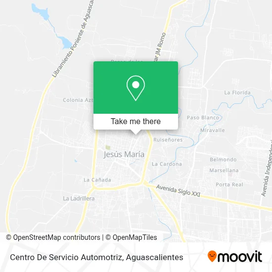 Centro De Servicio Automotriz map