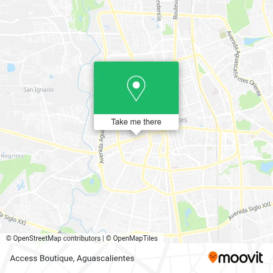 Access Boutique map