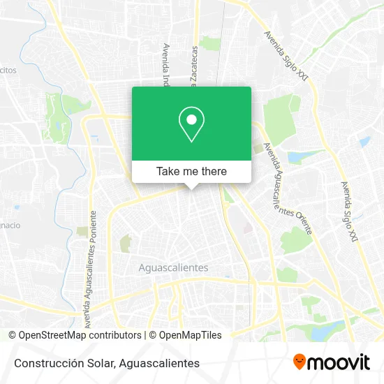 Construcción Solar map