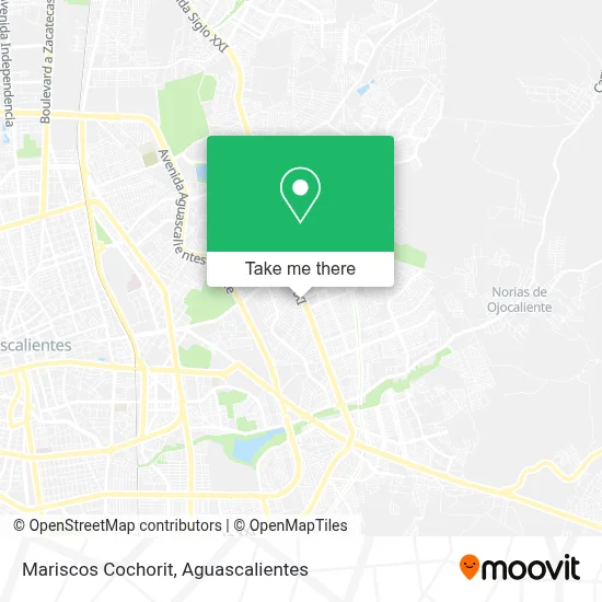 Mariscos Cochorit map