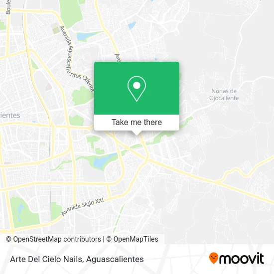 Arte Del Cielo Nails map