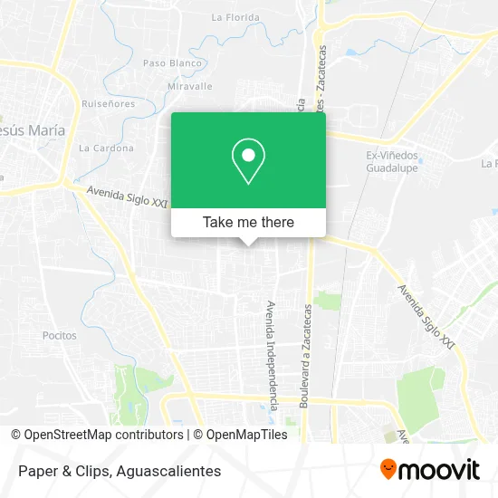 Paper & Clips map