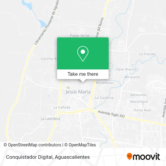 Conquistador Digital map