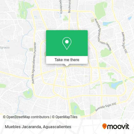 Muebles Jacaranda map