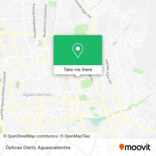 Ópticas Osiris map