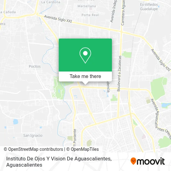 Instituto De Ojos Y Vision De Aguascalientes map
