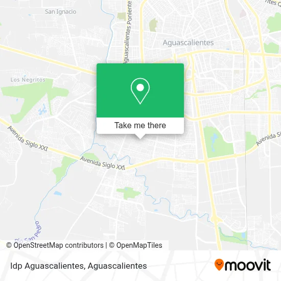 Idp Aguascalientes map