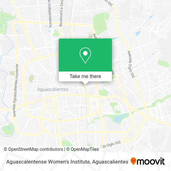 Aguascalentense Women's Institute map