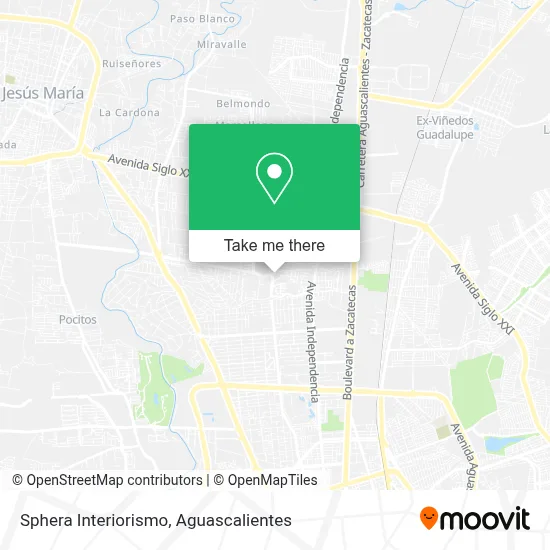Sphera Interiorismo map