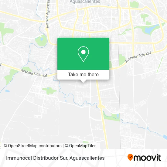 Immunocal Distribudor Sur map