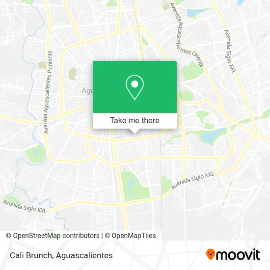 Cali Brunch map