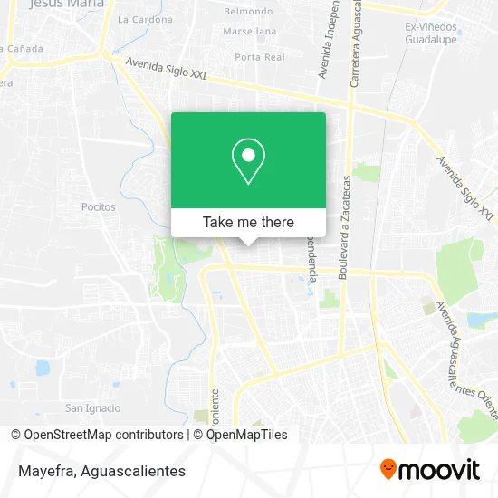Mayefra map