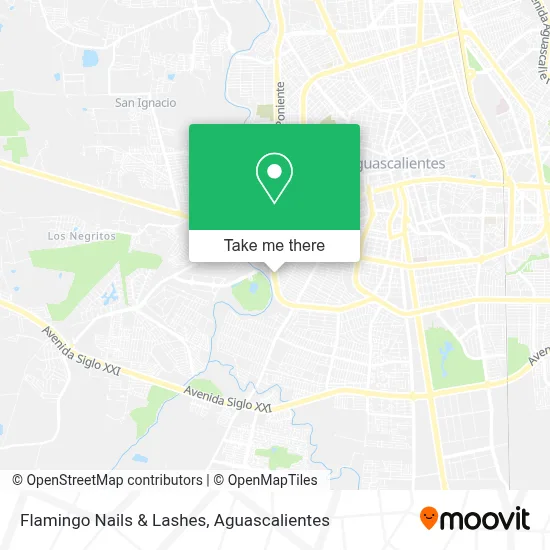 Flamingo Nails & Lashes map