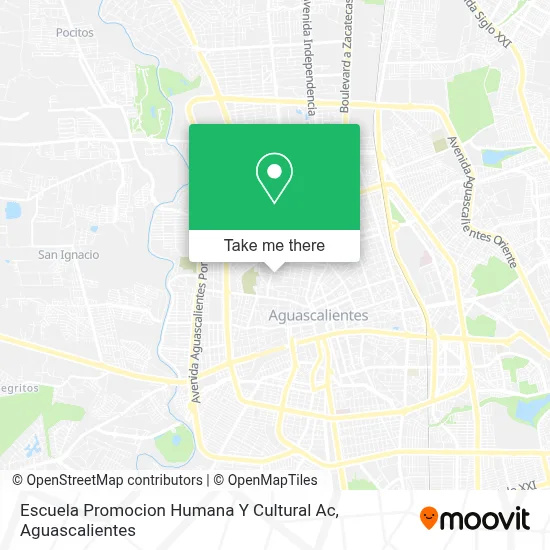 Escuela Promocion Humana Y Cultural Ac map